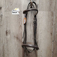 Rsd Bridle *gc, clean, creases, NO CHEEKS, loose keepers, extra holes