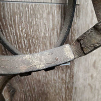 Rsd Bridle *gc, clean, creases, NO CHEEKS, loose keepers, extra holes
