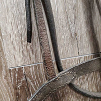 Rsd Bridle *gc, clean, creases, NO CHEEKS, loose keepers, extra holes