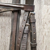 Rsd Bridle *gc, clean, creases, NO CHEEKS, loose keepers, extra holes
