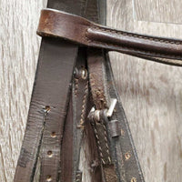 Rsd Bridle *gc, clean, creases, NO CHEEKS, loose keepers, extra holes