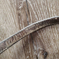 Rsd Bridle *gc, clean, creases, NO CHEEKS, loose keepers, extra holes