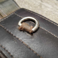 Anatomical Girth, 2x els, 3x D Rings *gc, clean, dry, creases, rubs, hairy seams, rubs, weak/frayed D Rings
