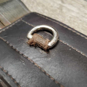 Anatomical Girth, 2x els, 3x D Rings *gc, clean, dry, creases, rubs, hairy seams, rubs, weak/frayed D Rings