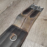 Anatomical Girth, 2x els, 3x D Rings *gc, clean, dry, creases, rubs, hairy seams, rubs, weak/frayed D Rings