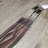 Sm Belly Girth, Caribiner Cover, 2x els, 2x D Rings *gc, clean, residue, torn & strethed elastics, curled edges, rubs
