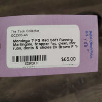 FS Rsd Soft Running Martingale, Stopper *xc, clean, mnr rubs, dents & xholes