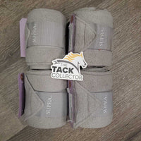 4 Fleece Polo Wraps *vgc, clean, hair, v.mnr stain
