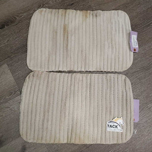 2 Exercise Leg Quilts *gc, clean, dingy, stains, clumpy, thin edges