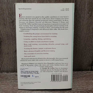 Basic Training for Horses: English & Western by Eleanor Prince *gc, mnr stains, bent corners , inscribed