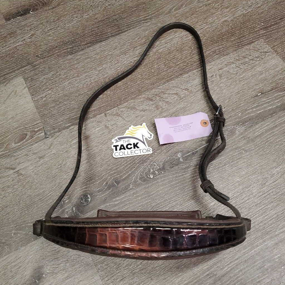 Rsd Padded Wide Crank Noseband, leopard print *vgc, mnr dusty, creases, mnr tight keeper