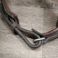 Rsd Padded Wide Crank Noseband, leopard print *vgc, mnr dusty, creases, mnr tight keeper
