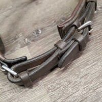 Rsd Padded Wide Crank Noseband, leopard print *vgc, mnr dusty, creases, mnr tight keeper