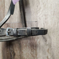 Rsd/FS Padded Noseband ONLY *gc, NO Flash, dirty, rubs, xholes, threads, dry, stiff, loose keeper