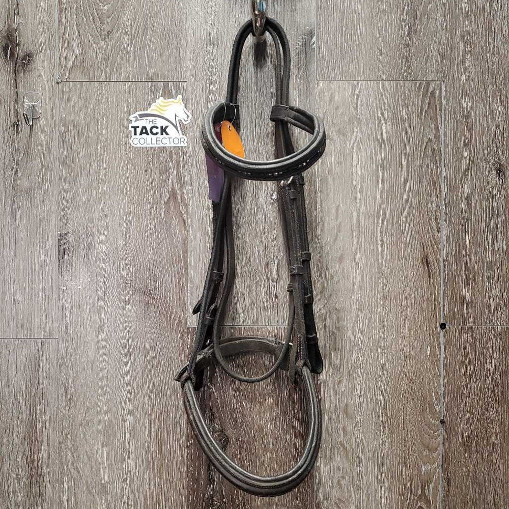 Rsd/Padded Soft Bridle, Bling Browband *gc, clean, rubs, creases, faded spots, scraped edges, mismatched?