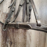 Rsd/Padded Soft Bridle, Bling Browband *gc, clean, rubs, creases, faded spots, scraped edges, mismatched?