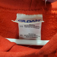 Hvy Sweatshirt Hoodie "Get Over It" *vgc/gc, rubs, pills, cuff stains