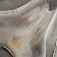 Pr Closed Front Boot, velcro *vgc, clean, stains, rubs, hairy, scrapes, dingy, discolored
