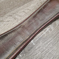 Thick Padded Girth, 2x Els *gc, dirt, stiff & discolored spots, rubs, scratches, scrapes, stains, older