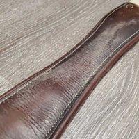 Thick Padded Girth, 2x Els *gc, dirt, stiff & discolored spots, rubs, scratches, scrapes, stains, older