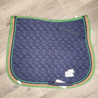 Quilt Jumper Saddle Pad, 2x Piping, 'R' embroidered *new tags, hairy, small hole
