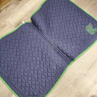 Quilt Jumper Saddle Pad, 2x Piping, 'R' embroidered *new tags, hairy, small hole
