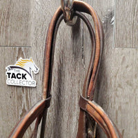 Rsd/FS Narrow Monocrown Hunter Bridle, Buckles, Rsd/FS Braided Reins *gc, clean & dirty, NO Flash, scrapes Reins: like new & mnr stains
