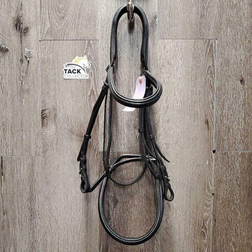 Rsd Leather Bridle, Padded Crown, B5uckles *xc, NO Flash, clean, stiff, dry, mnr creases