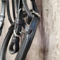 Rsd Leather Bridle, Padded Crown, B5uckles *xc, NO Flash, clean, stiff, dry, mnr creases