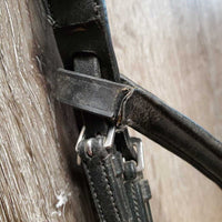 Rsd Leather Bridle, Padded Crown, B5uckles *xc, NO Flash, clean, stiff, dry, mnr creases
