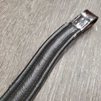'U' Padded Leather Beaded - Bling Browband *xc/like new, clean, mnr film, chips?chews
