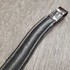 'U' Padded Leather Beaded - Bling Browband *xc/like new, clean, mnr film, chips?chews