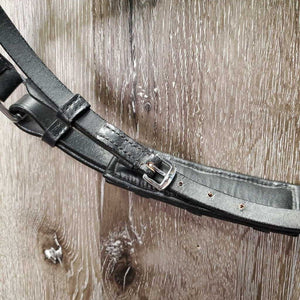 Rsd Dressage Bridle, Wide Bling Browband, Crank, Flash, Plain Reins, Buckles *new, mnr dusty, crackled end, stiff