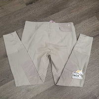 Euro Seat Breeches *gc/fair, stains, pucker/stretches, seam puckers, rubs, pills, mnr seam stitching, discolored