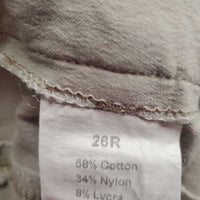 Euro Seat Breeches *gc/fair, stains, pucker/stretches, seam puckers, rubs, pills, mnr seam stitching, discolored
