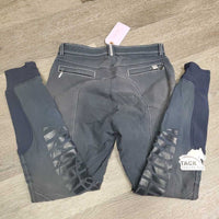 Euro Seat Breeches *fair, v.discolored & faded, snags, rubs/frays