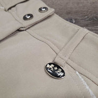 Hvy Euro Seat Breeches *fair, pocket rubs & frays, rubs, pills, v.stretched seat & seams