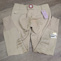 Hvy Euro Seat Breeches *fair, pocket rubs & frays, rubs, pills, v.stretched seat & seams