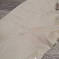 Hvy Euro Seat Breeches *fair, pocket rubs & frays, rubs, pills, v.stretched seat & seams