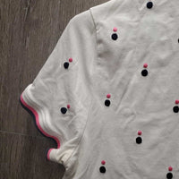 Polo Shirt, 1/4 button *gc, pit stains, older
