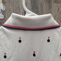 Polo Shirt, 1/4 button *gc, pit stains, older
