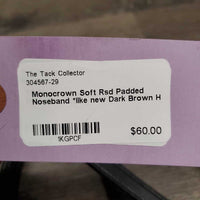 Monocrown Soft Rsd Padded Noseband *like new
