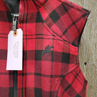 Light Wool Vest, Bit Back, tags *new, mnr hair, older
