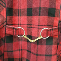 Light Wool Vest, Bit Back, tags *new, mnr hair, older
