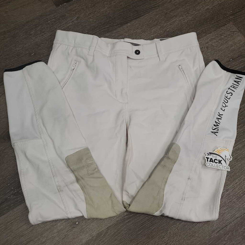 Euro Seat Breeches *vgc, mnr discolored seat, v.pilly knees, seam puckers
