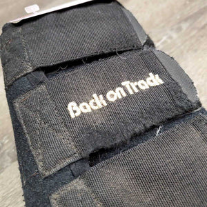Closed Boots, velcro *fair, clean, hairy, v.snagged, pilly, rough & clumpy lining, hole, torn velcro, thin edges