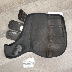 Closed Boots, velcro *fair, clean, hairy, v.snagged, pilly, rough & clumpy lining, hole, torn velcro, thin edges