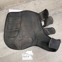 Closed Boots, velcro *fair, clean, hairy, v.snagged, pilly, rough & clumpy lining, hole, torn velcro, thin edges
