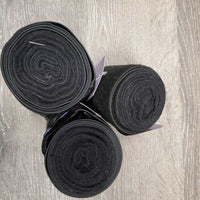 3 Exercise Stretchy Nylon & Fleece Leg Wraps, bag *vgc/xc, mnr hair
