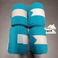 4 Fleece Polos *2: like new & 2: vgc, pills, hairy & discolored velcro